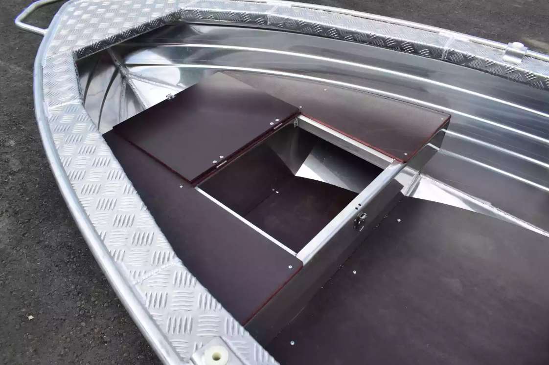 Алюминиевая лодка Wyatboat-390Р Увеличенный борт в Евпатории