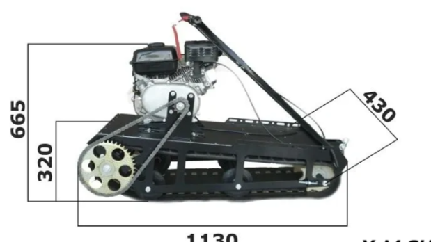 Мотобуксировщик XTREME-MOTORS "Конек-Горбунок" 6.5 л.с. в Евпатории