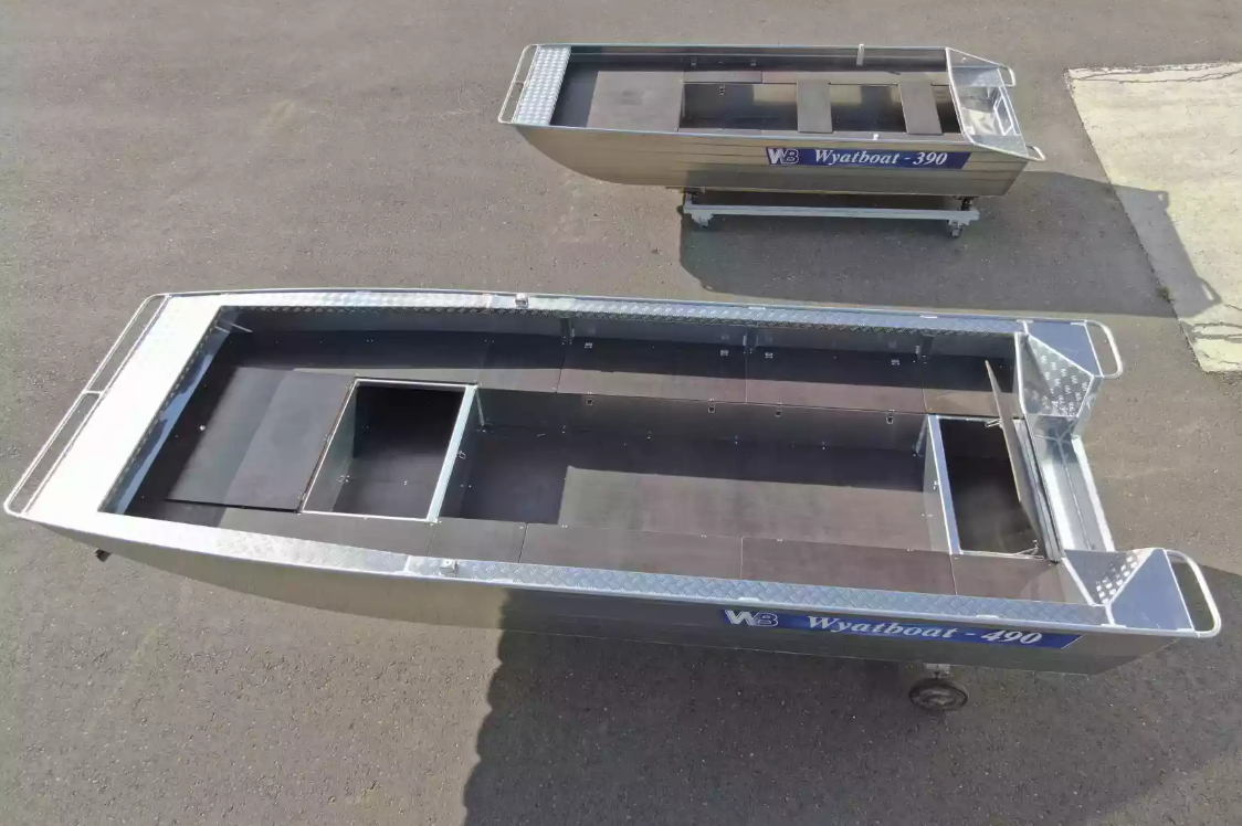 Алюминиевая лодка Wyatboat-490 Jonboat в Евпатории