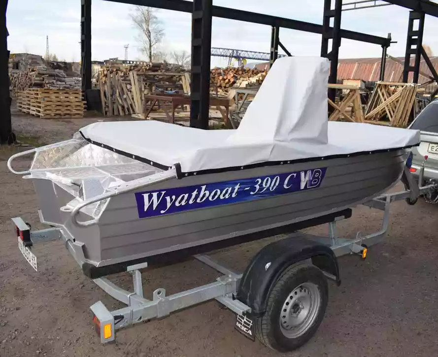 Алюминиевая лодка Wyatboat-390 C в Евпатории