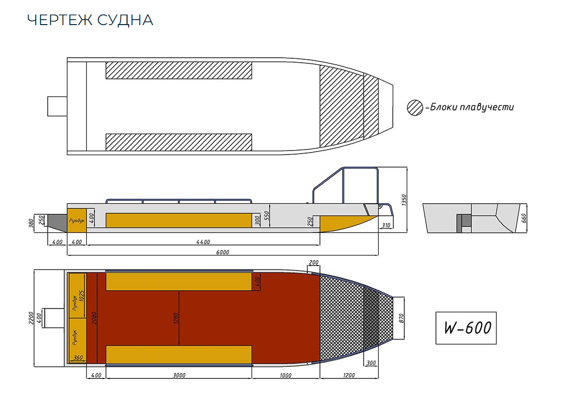 Алюминиевая лодка Wyatboat-600 в Евпатории