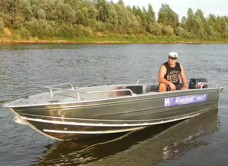 Алюминиевая лодка Wyatboat-460 P в Евпатории