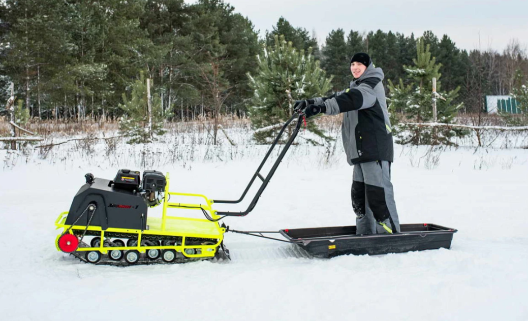 Мотобуксировщик Бурлак ХОЗЯИН-1 (капот ткань) в Евпатории