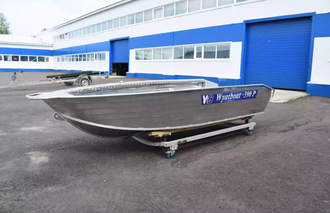 Алюминиевая лодка Wyatboat-390Р Увеличенный борт в Евпатории