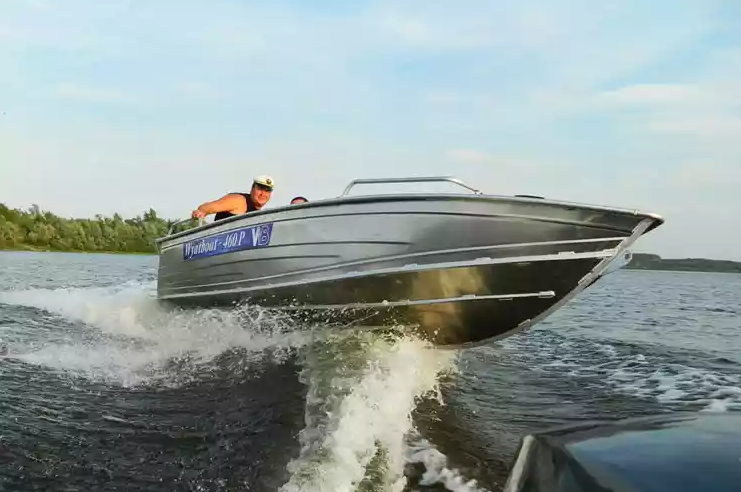 Алюминиевая лодка Wyatboat-460 P в Евпатории