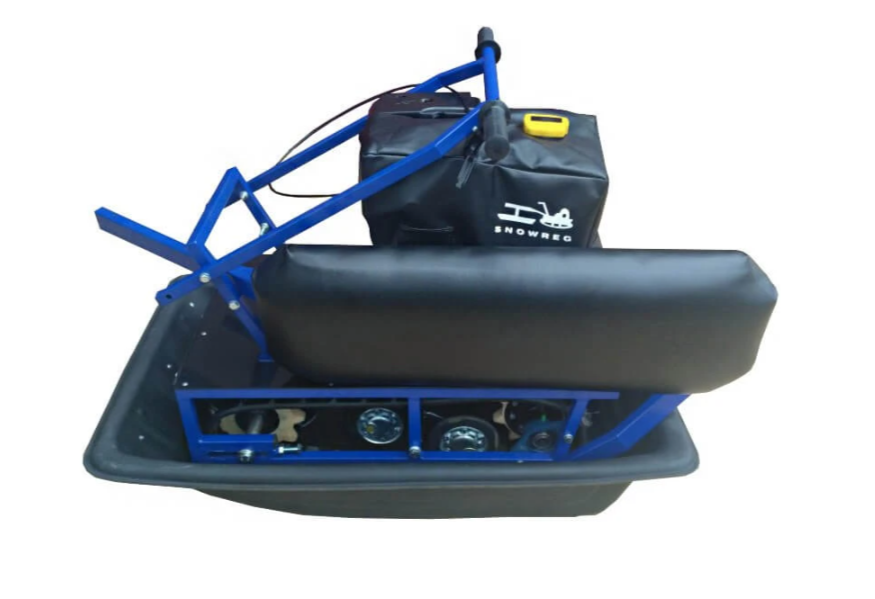 Мини-мотобуксировщик Альбатрос-М с фарой в Евпатории