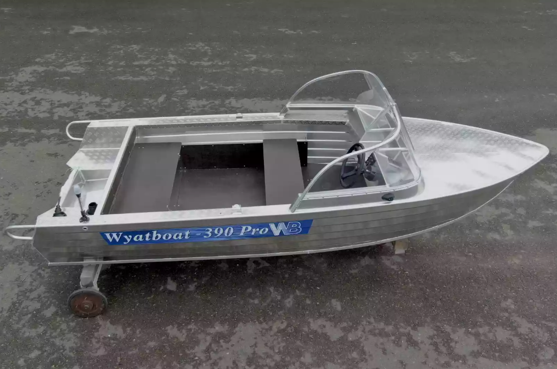 Алюминиевая лодка Wyatboat-390 Pro в Евпатории