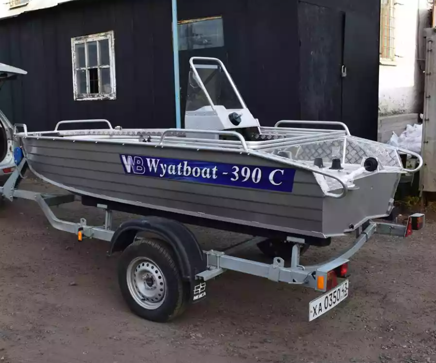 Алюминиевая лодка Wyatboat-390 C в Евпатории