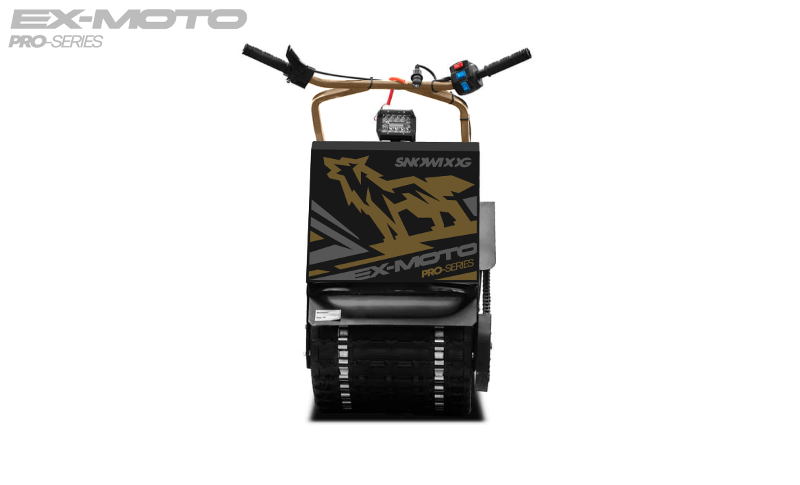 Мотобуксировщик EX-MOTO SNOWDOG S380 8л.с. в Евпатории