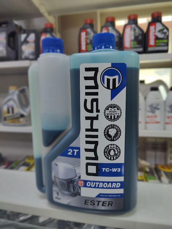 Масло MISHIMO 2T OUTBOARD (ESTER) полусинтетика 1 л в Евпатории