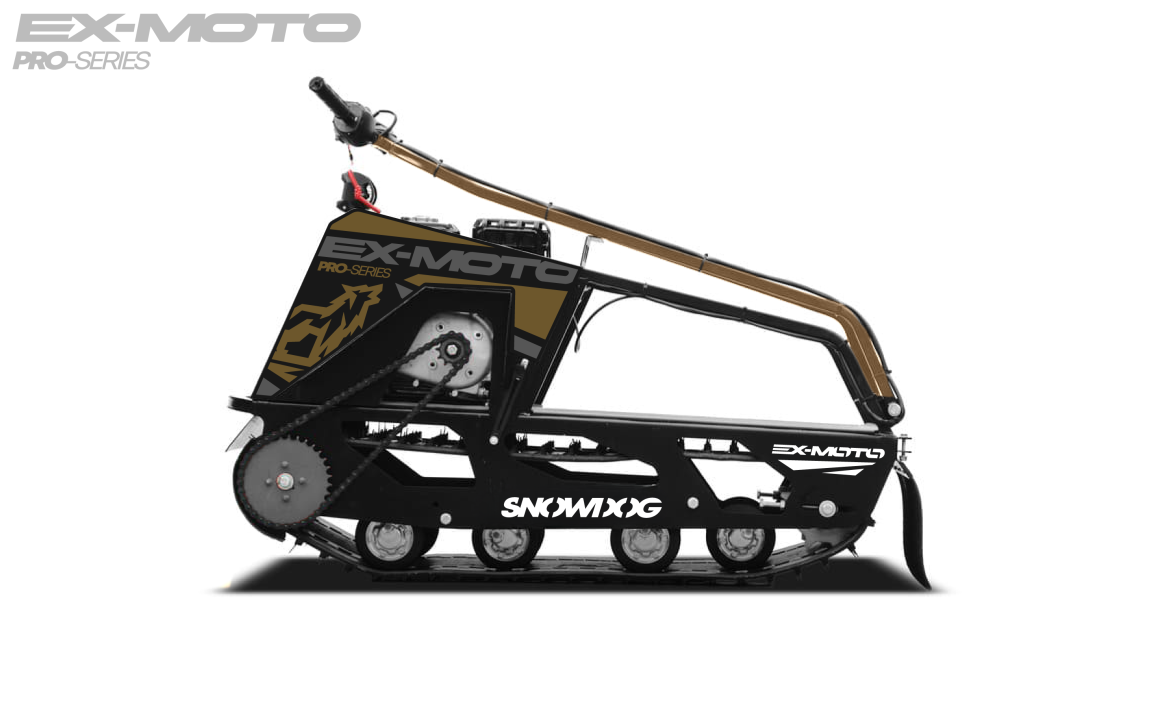 Мотобуксировщик EX-MOTO SNOWDOG S380 8л.с. в Евпатории