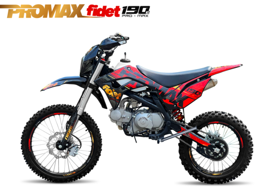 Мотоцикл (питбайк) PROMAX FIDET (ФАЙДЕТ) 190E MAX PRO LUX 19/16 в Евпатории