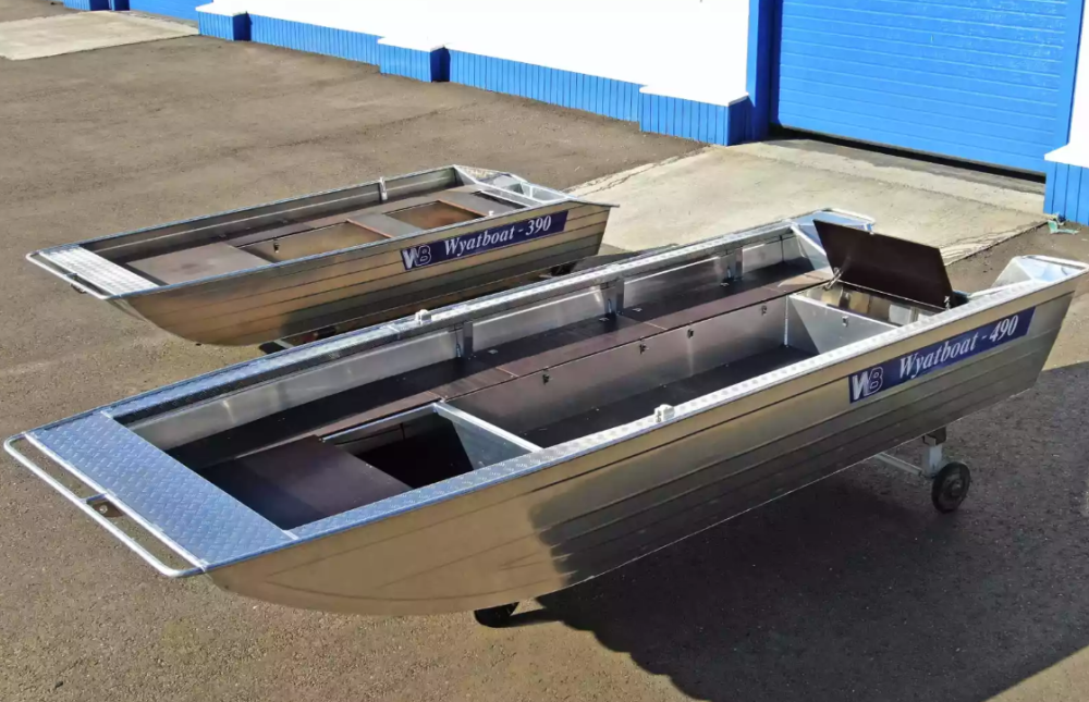 Алюминиевая лодка Wyatboat-490 Jonboat в Евпатории