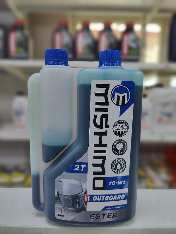 Масло MISHIMO 2T OUTBOARD (ESTER) полусинтетика 1 л в Евпатории
