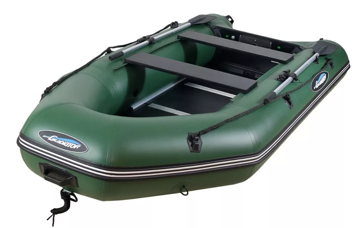 МОТОРНО-ГРЕБНАЯ ЛОДКА ПВХ GLADIATOR A 320 ТК С ФАНЕРНЫМ ПОЛОМ в Евпатории