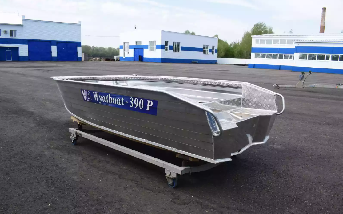 Алюминиевая лодка Wyatboat-390Р Увеличенный борт в Евпатории