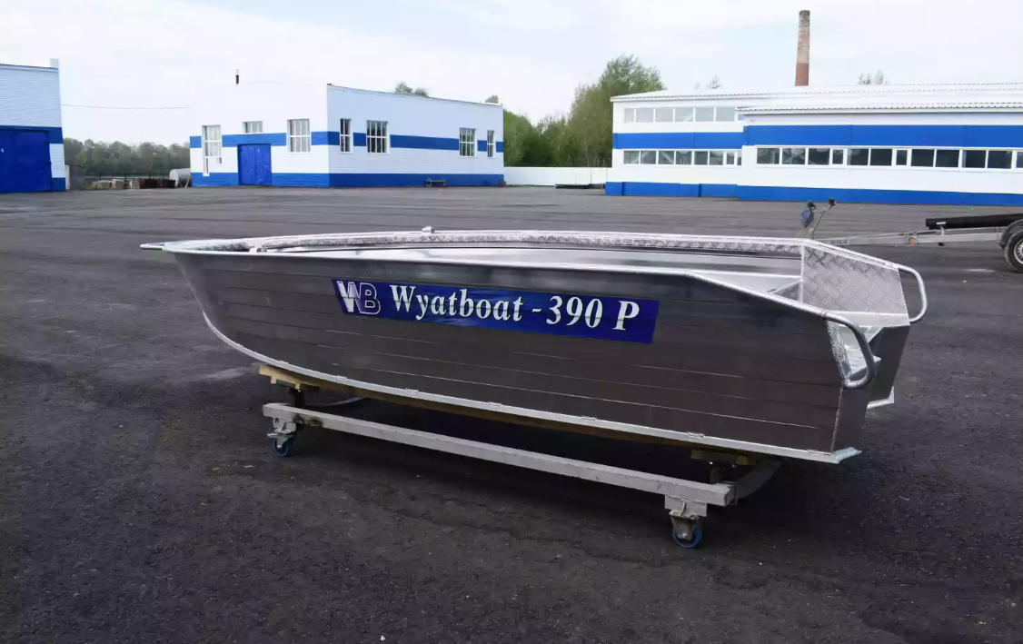 Алюминиевая лодка Wyatboat-390Р Увеличенный борт в Евпатории