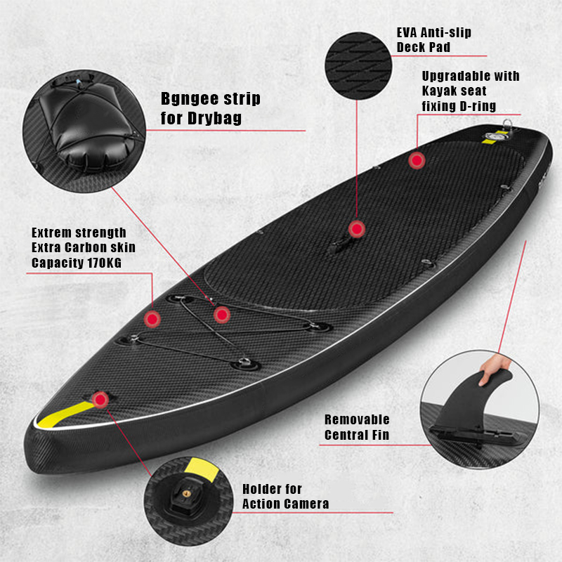 SUP (САП) ДОСКА MISHIMO CARBON DARKSIDE 11’ (335СМ) в Евпатории