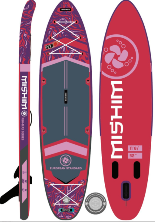 SUP (САП) Доска MISHIMO PRO-MAX Viva Magenta 10.6’ (320см) в Евпатории