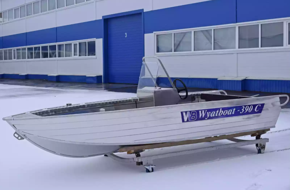 Алюминиевая лодка Wyatboat-390 C в Евпатории
