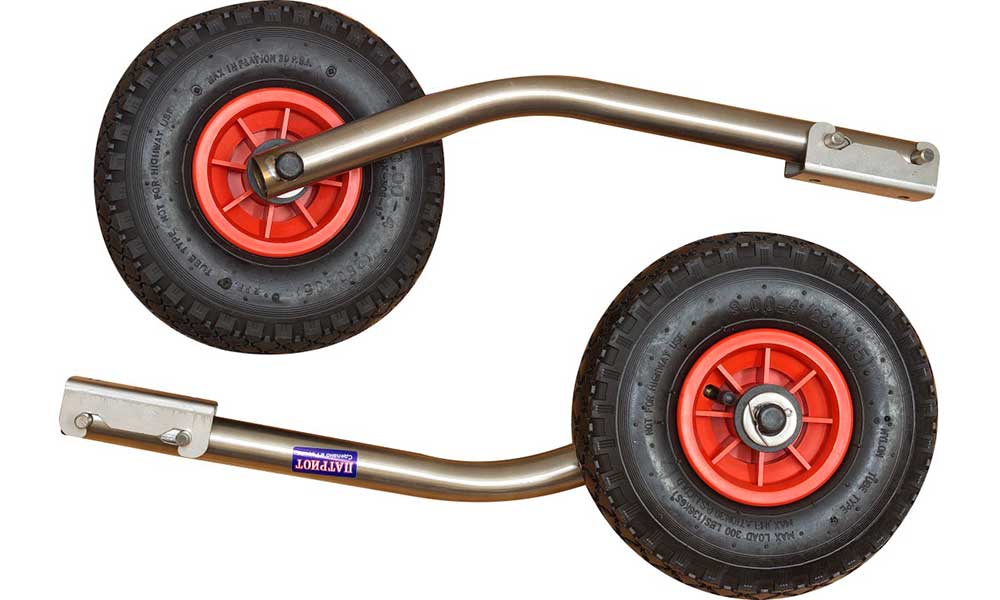 Транцевые колеса модульные удлиненные из нержавеющей стали в Евпатории