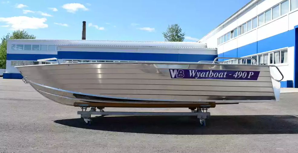 Алюминиевая лодка Wyatboat-490 P в Евпатории