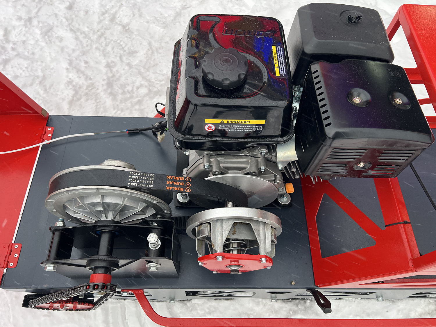 Мотобуксировщик EX-MOTO SNOWDOG S500 15л.с в Евпатории