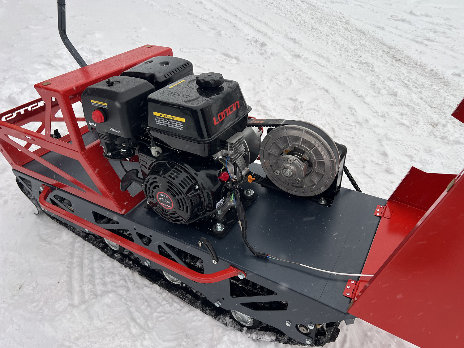 Мотобуксировщик EX-MOTO SNOWDOG S500 15л.с в Евпатории