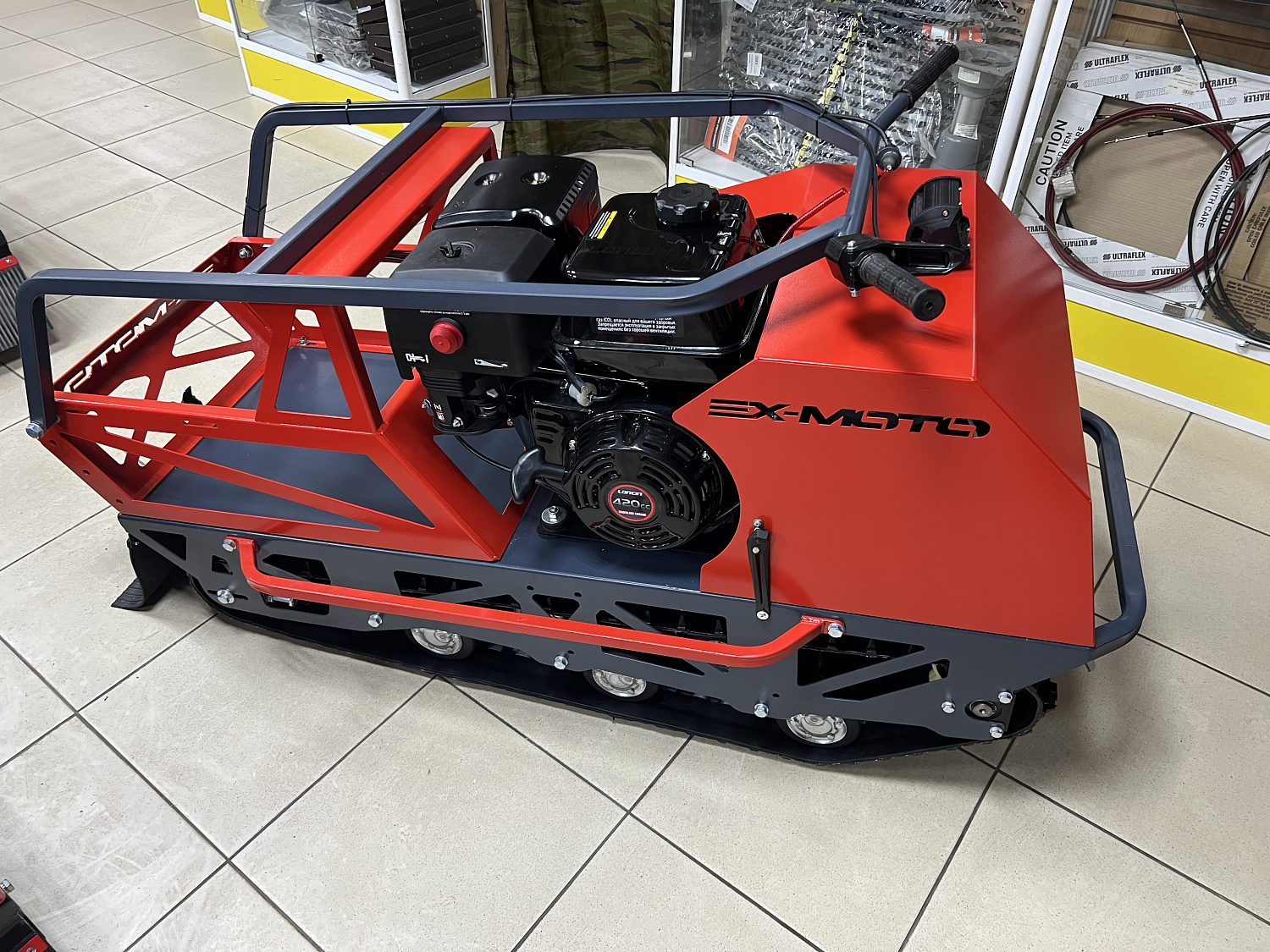 Мотобуксировщик EX-MOTO SNOWDOG S500 15л.с в Евпатории