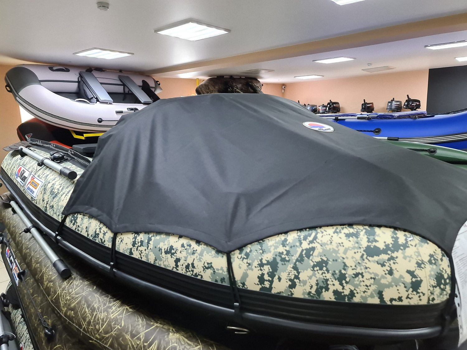 КОМПЛЕКТ НОСОВОГО ТЕНТА К ЛОДКЕ SMARINE AIR MAX 380 ЧЕРНЫЙ в Евпатории