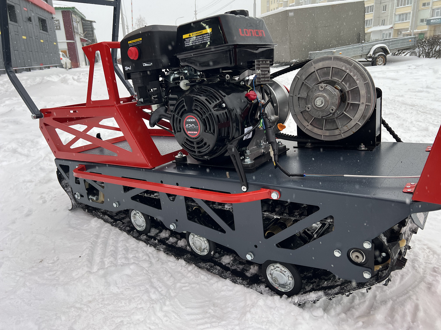 Мотобуксировщик EX-MOTO SNOWDOG S500 15л.с в Евпатории