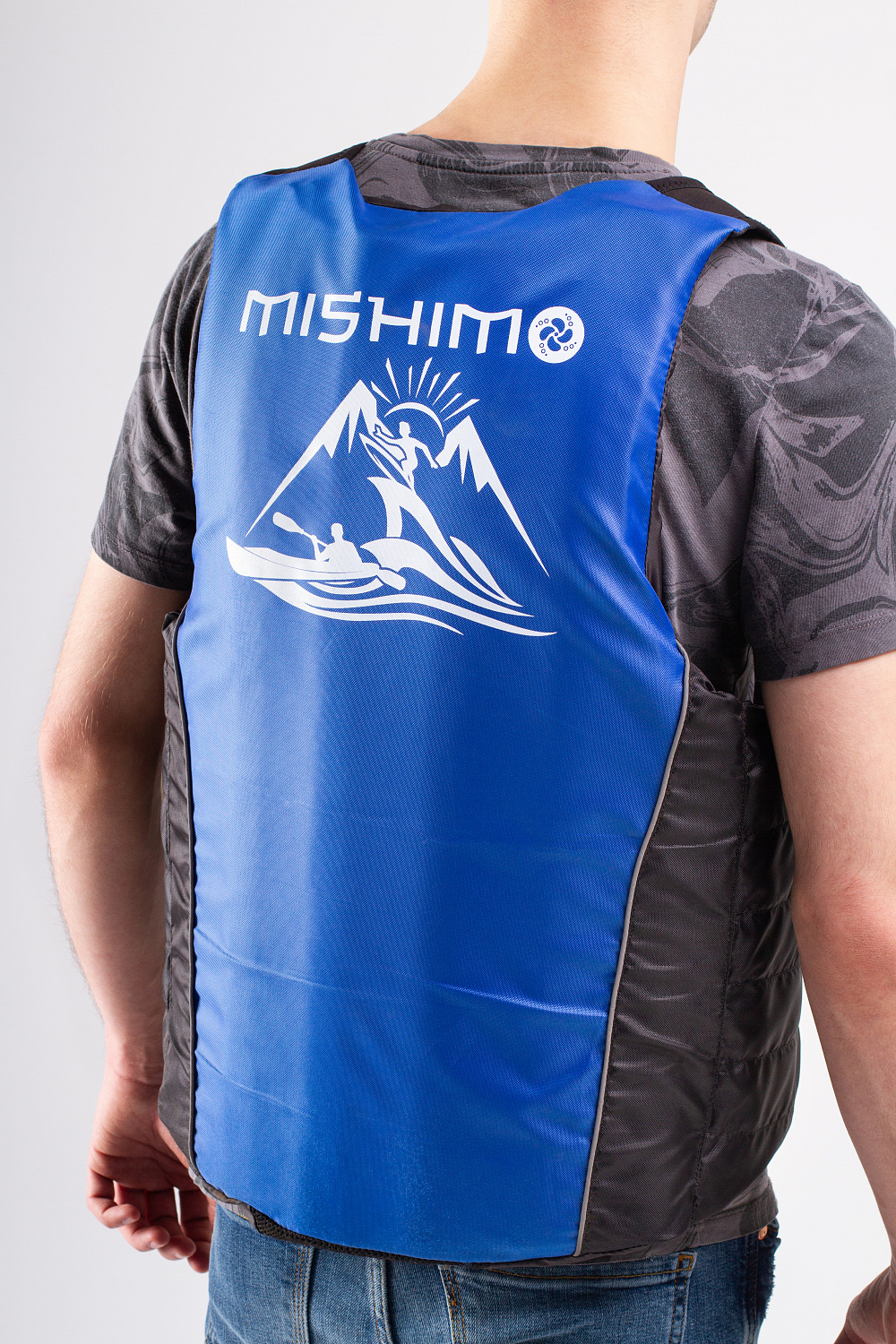 Жилет спасательный MISHIMO PRO Премиум качества Черно-синий в Евпатории