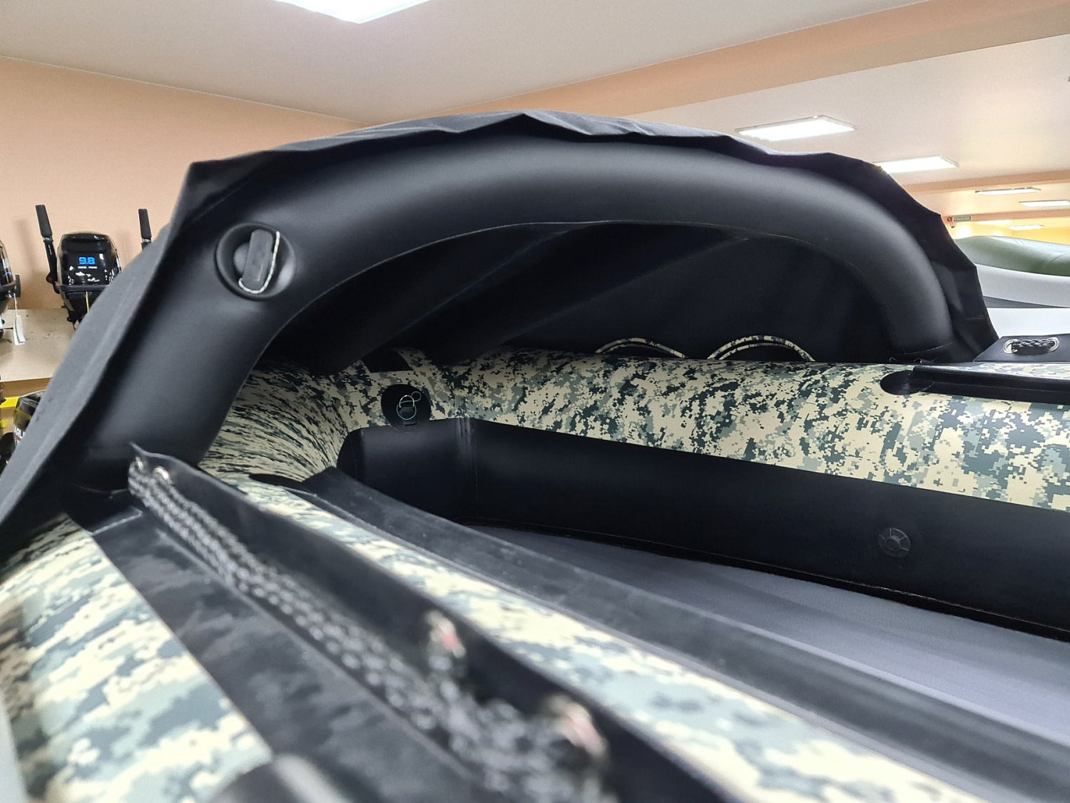 КОМПЛЕКТ НОСОВОГО ТЕНТА К ЛОДКЕ SMARINE AIR MAX 380 ЧЕРНЫЙ в Евпатории