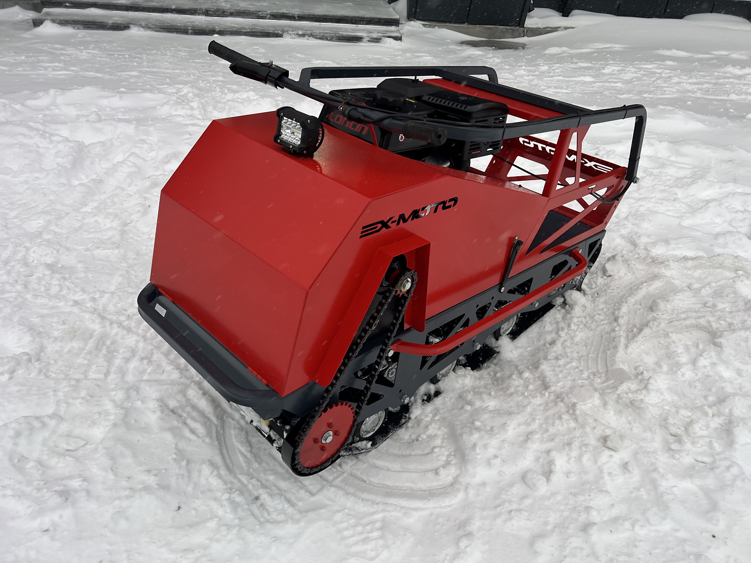 Мотобуксировщик EX-MOTO SNOWDOG S500 15л.с в Евпатории